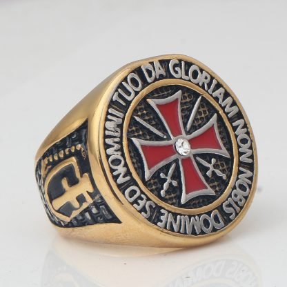 Bague de la Reconquête -  Croix Rouge et Templiers