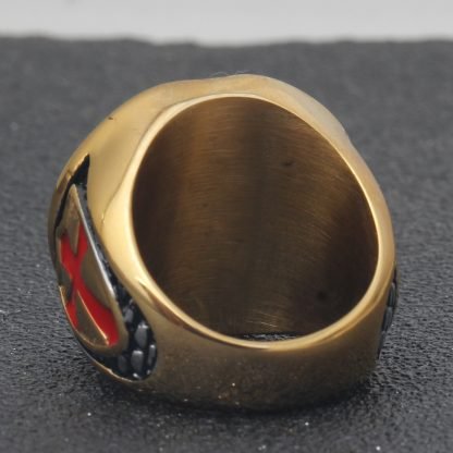Bague de la Reconquête -  Croix Rouge et Templiers – Image 5