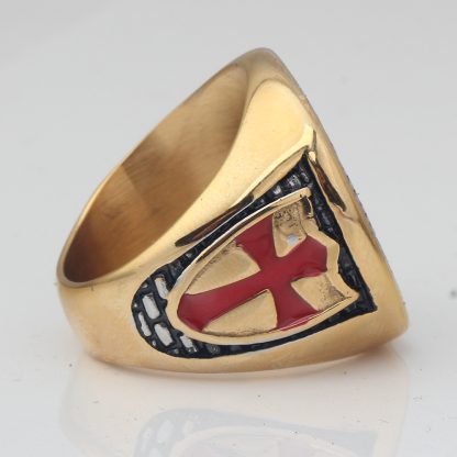 Bague de la Reconquête -  Croix Rouge et Templiers – Image 3
